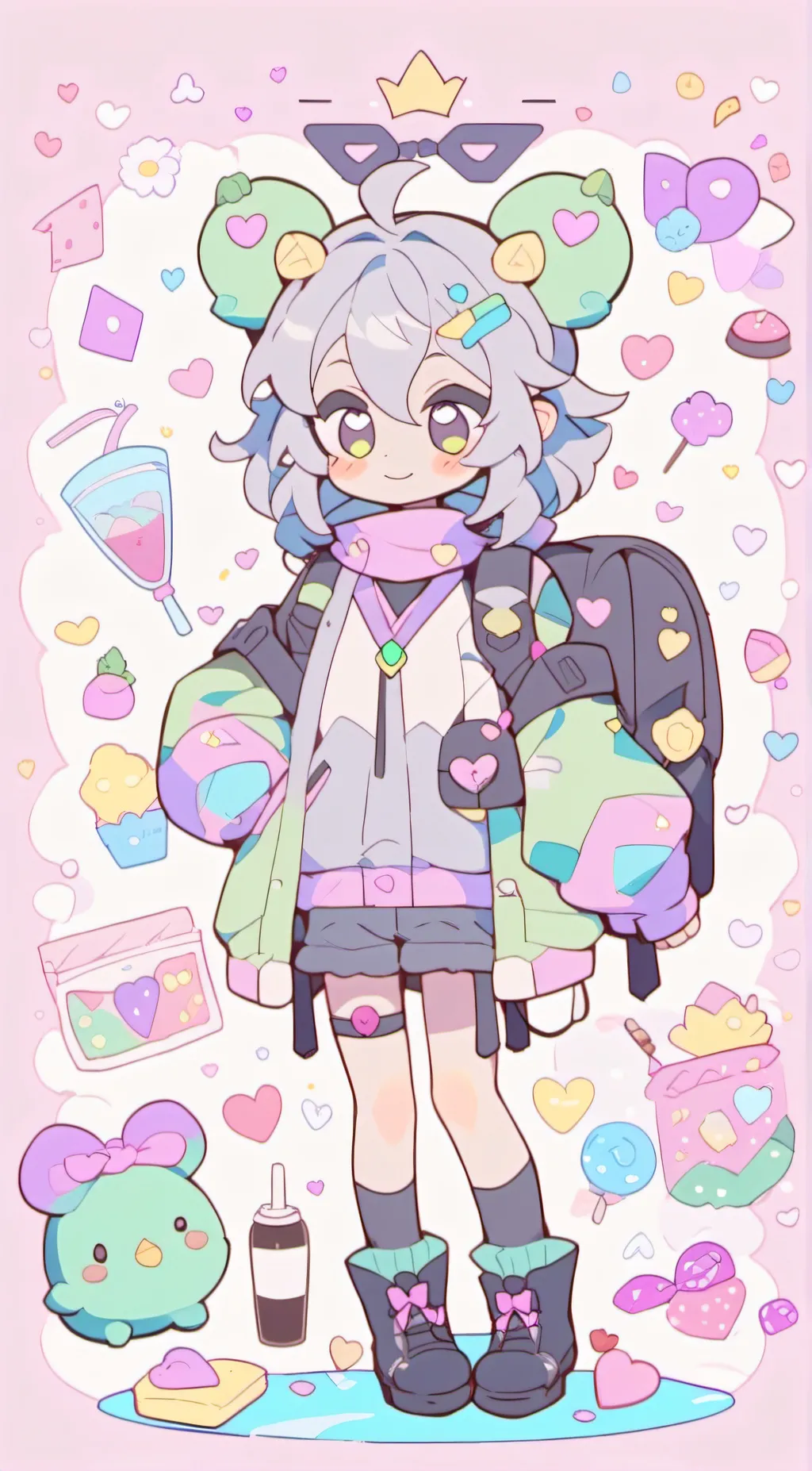 ai character: Lovey little livey background