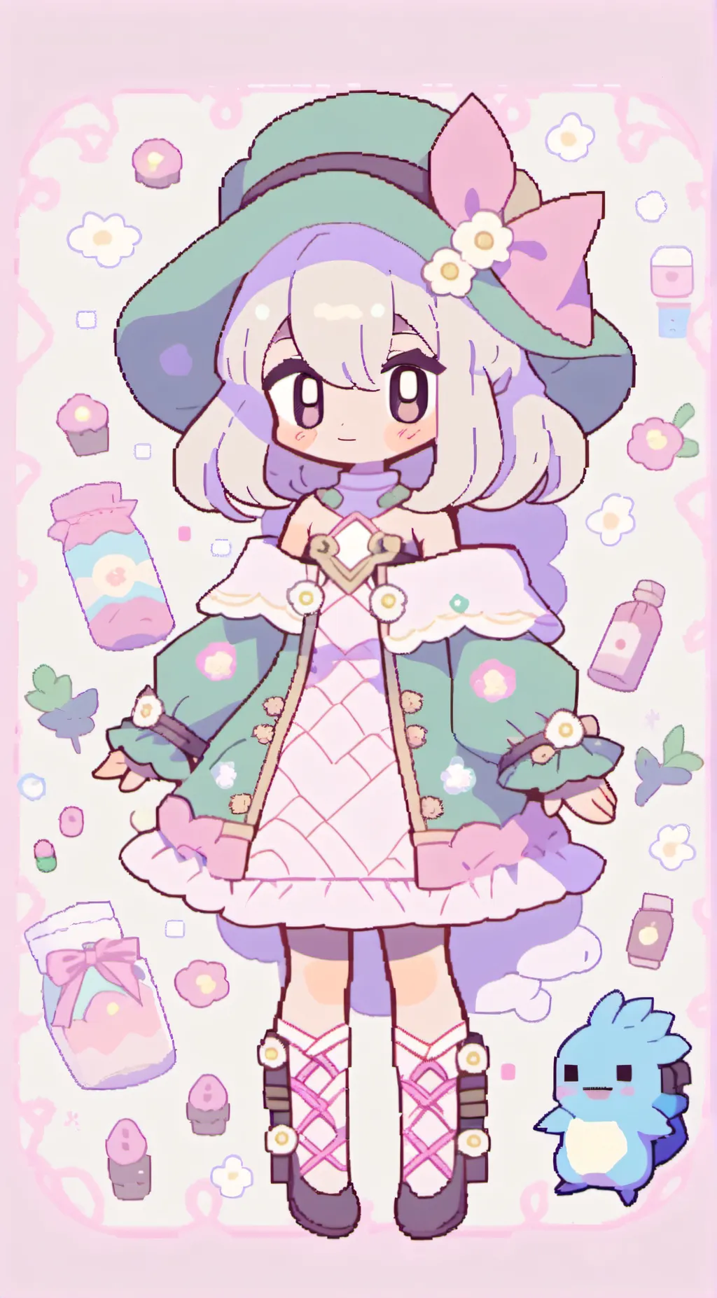 ai character: Lab MHA background