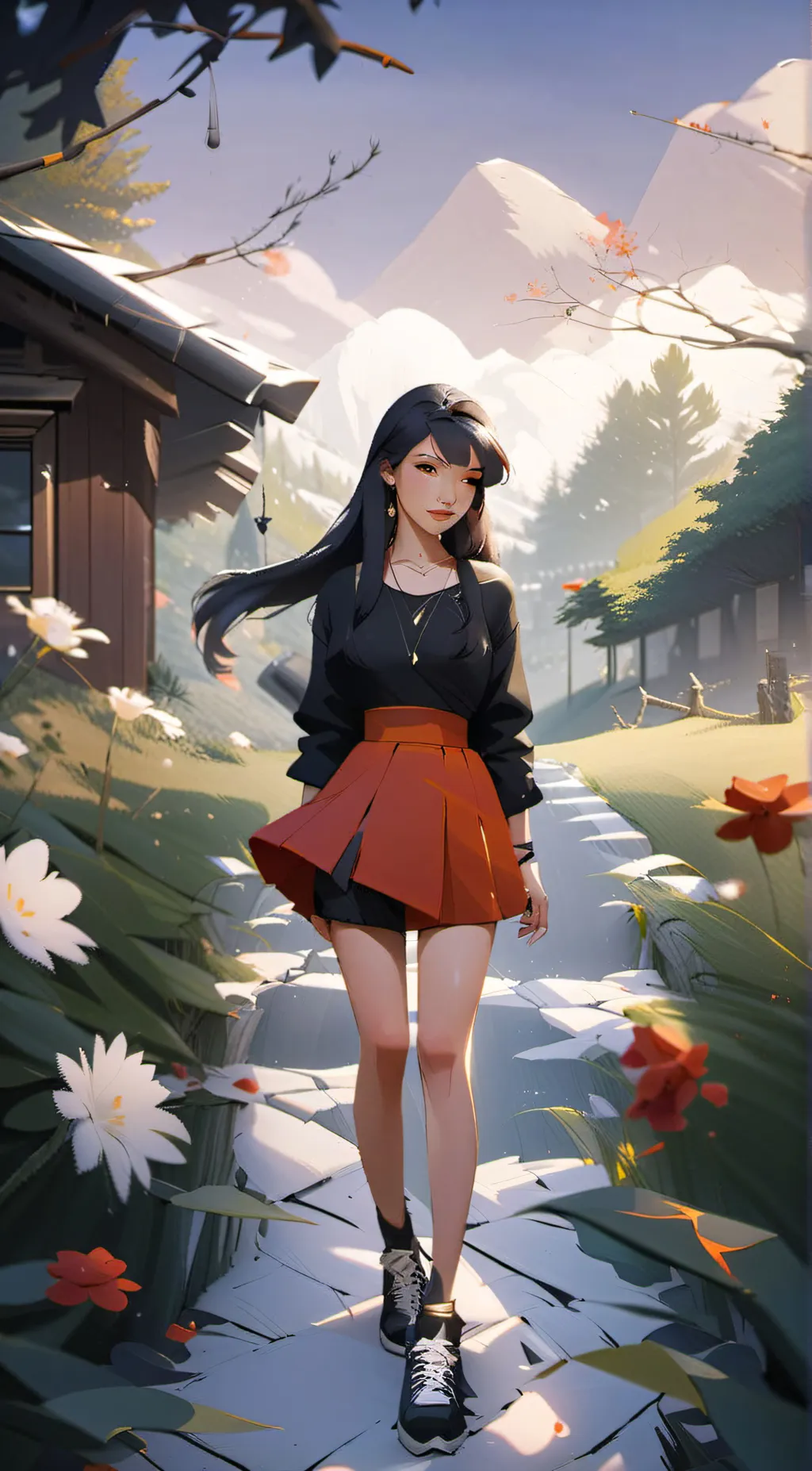 ai character: Hannah  background