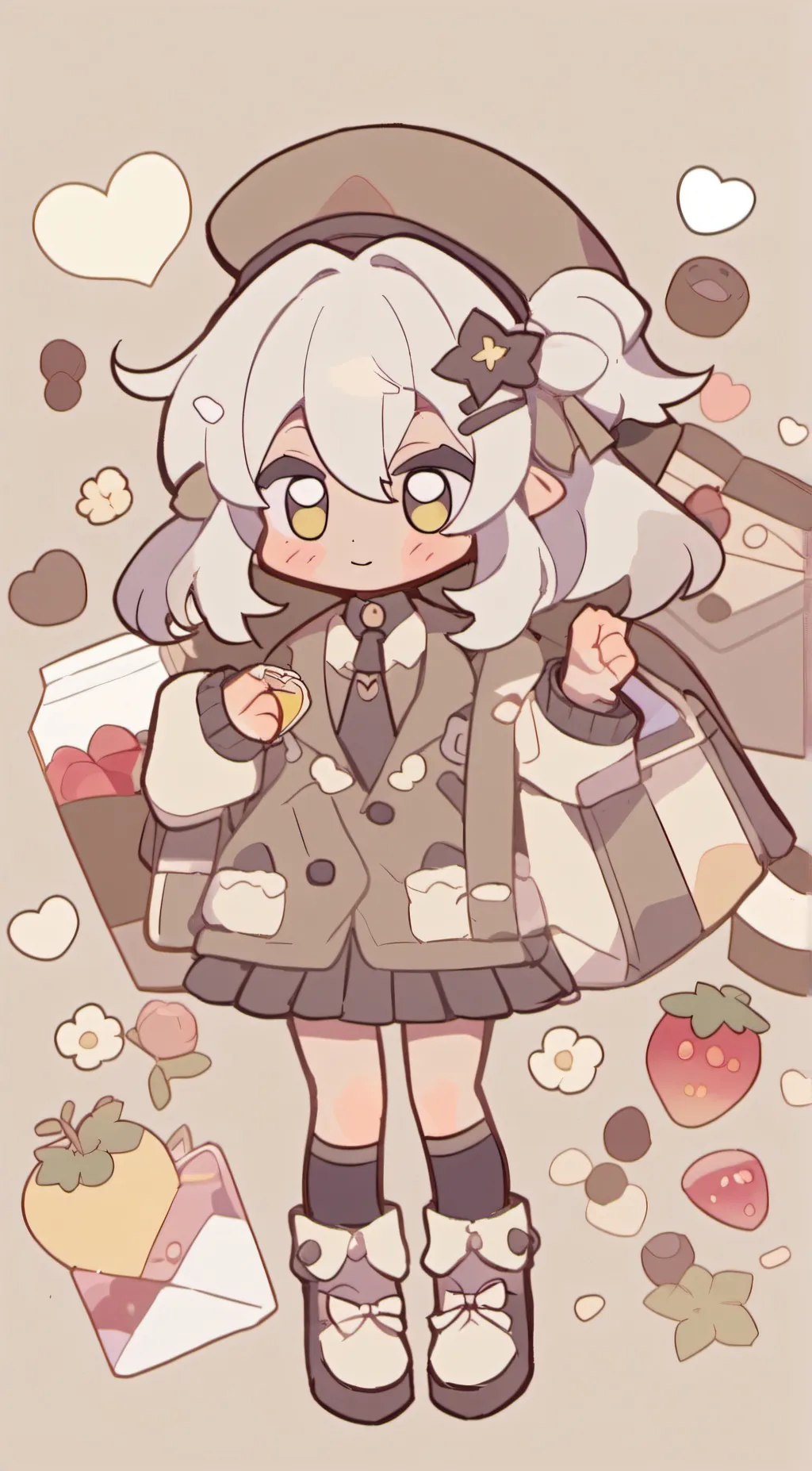 ai character: Lovely littlelivey background