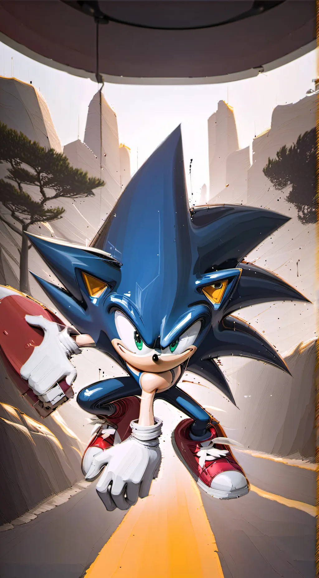 ai character: Sonic background