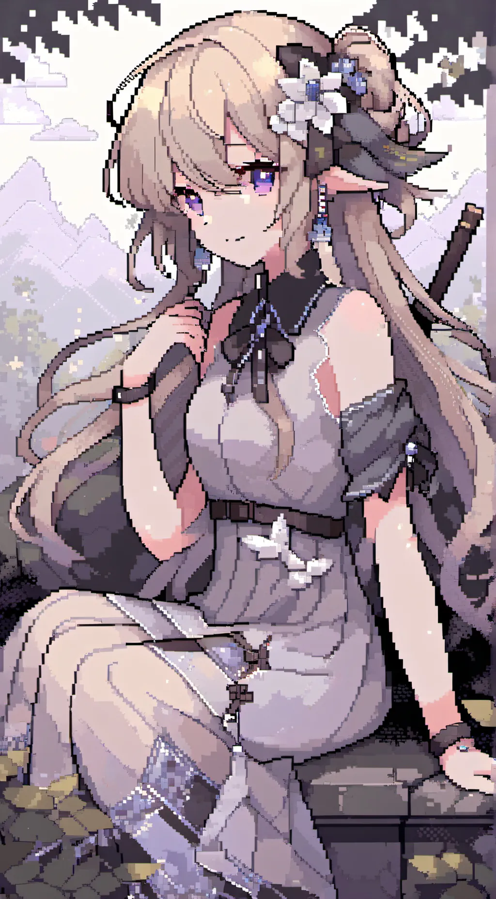 ai character: margarita background