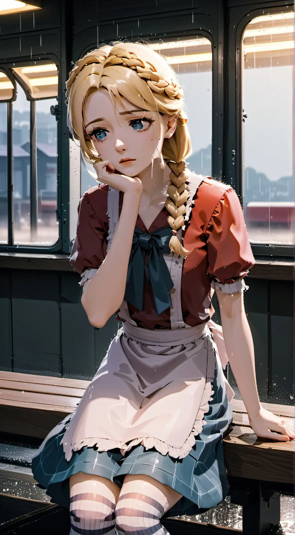 ai character: Zinnia background