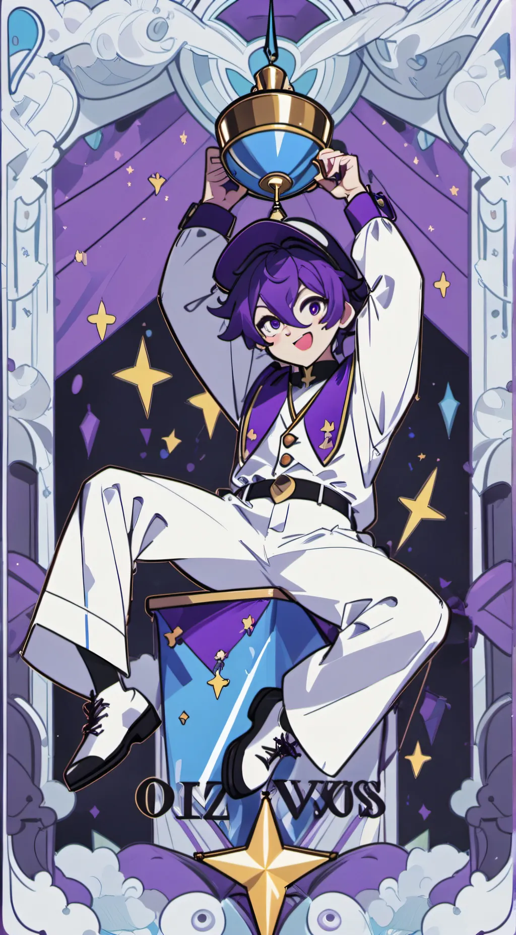 ai character: Ozzie  background