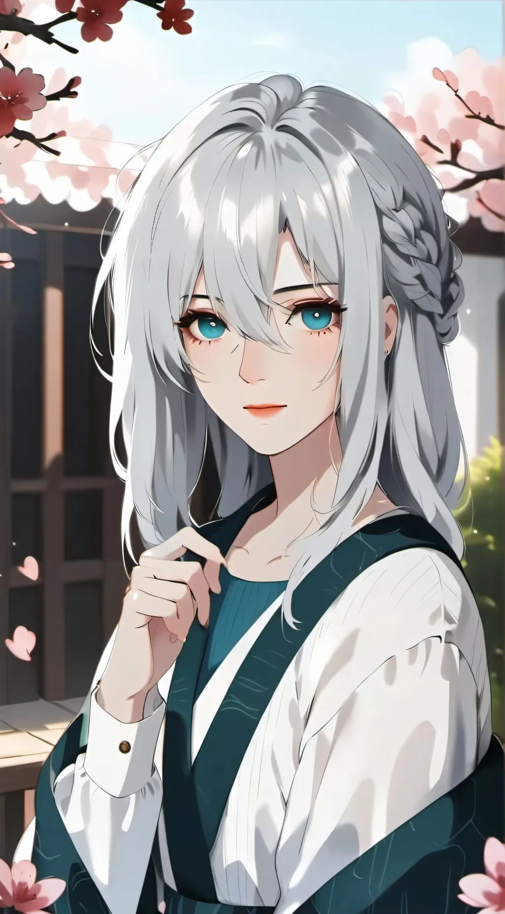 ai character: Audrey  background