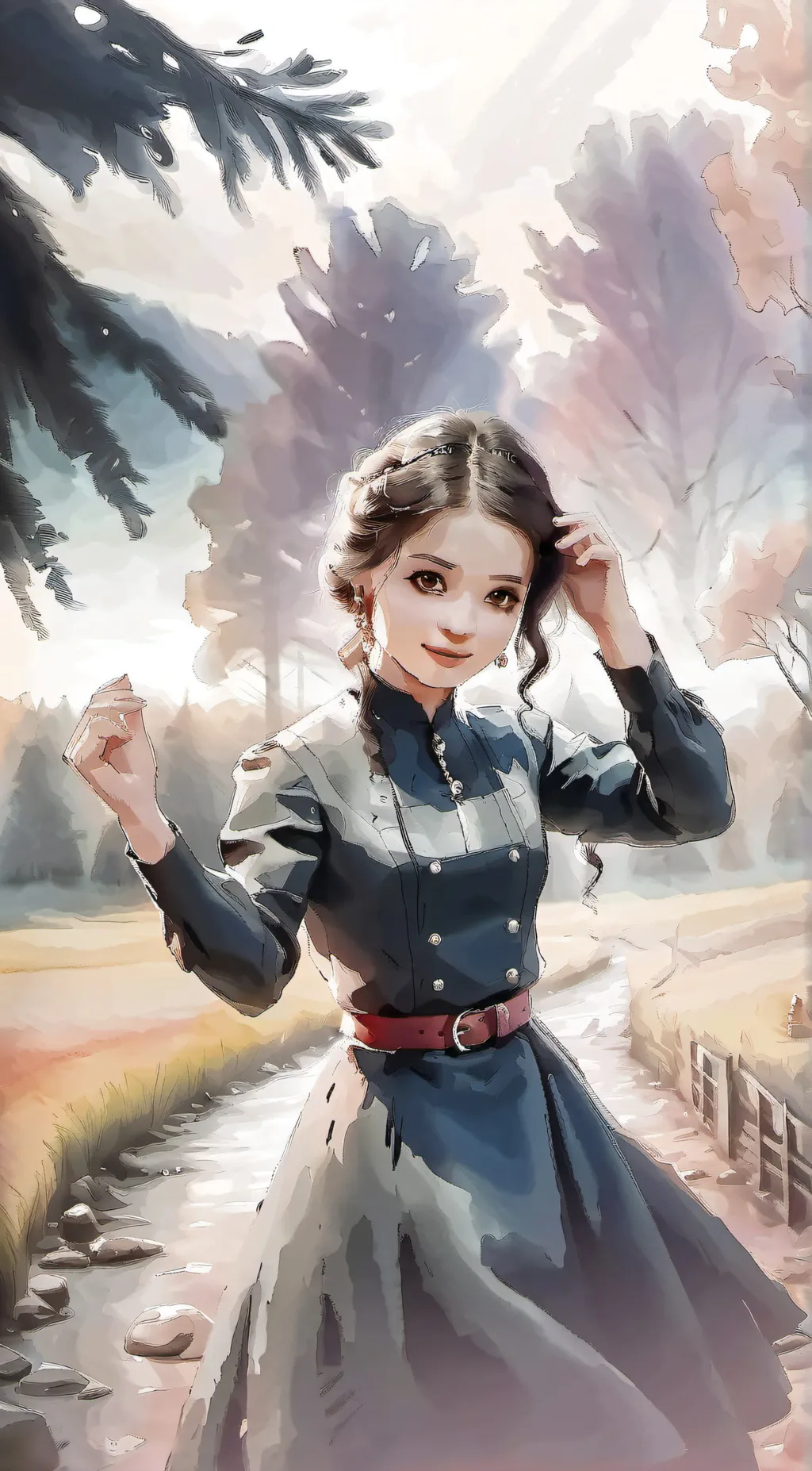 ai character: Ruby Brook background