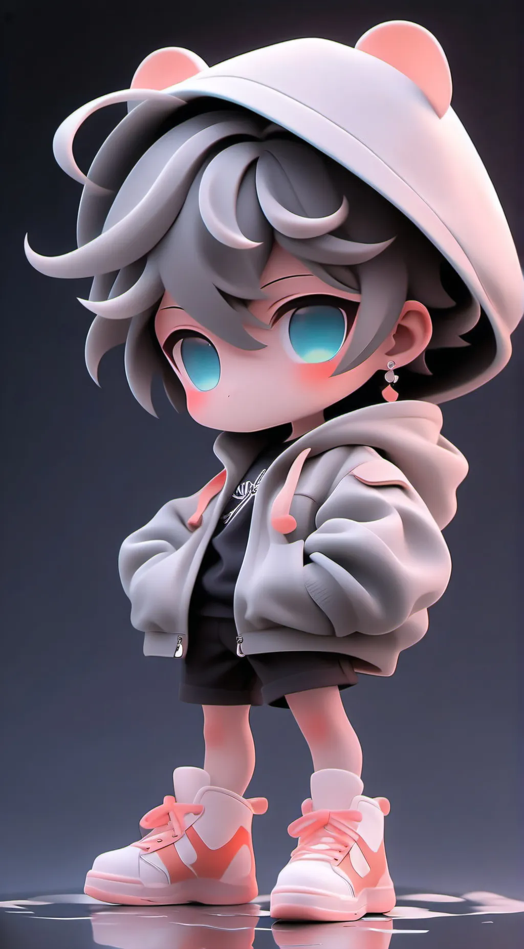 ai character: cute background