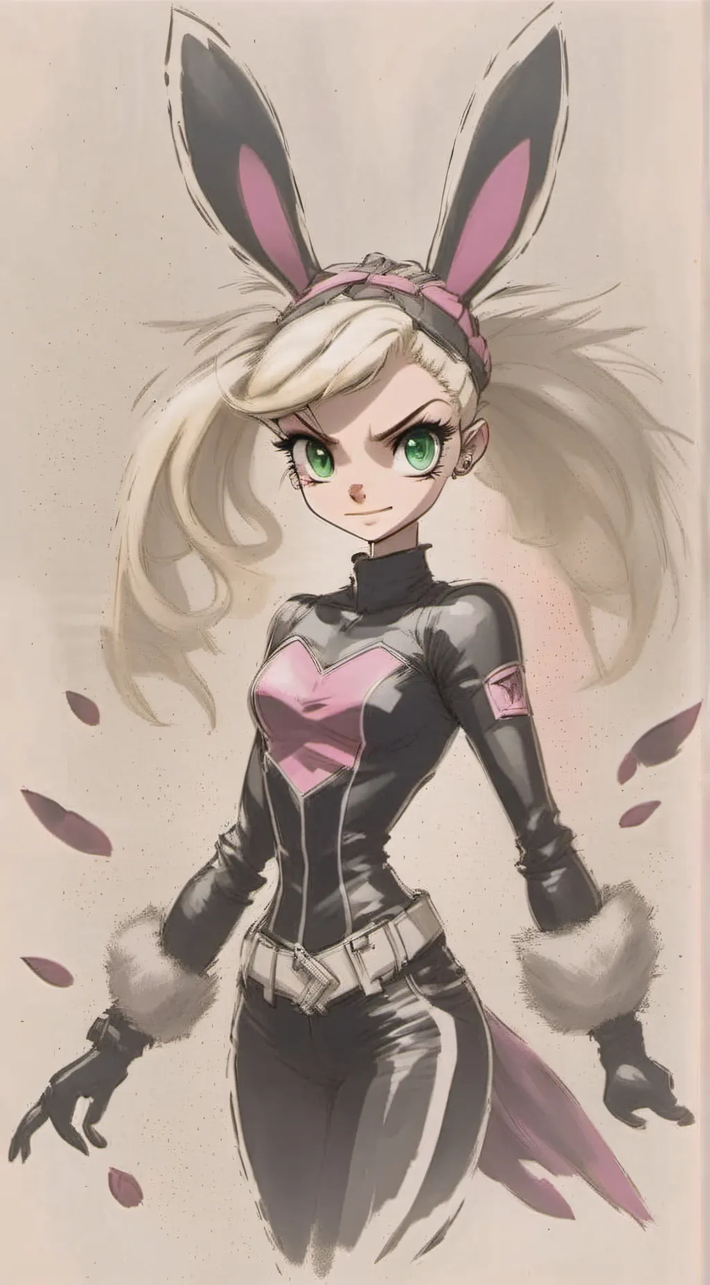 ai character: Lexi Bunny background