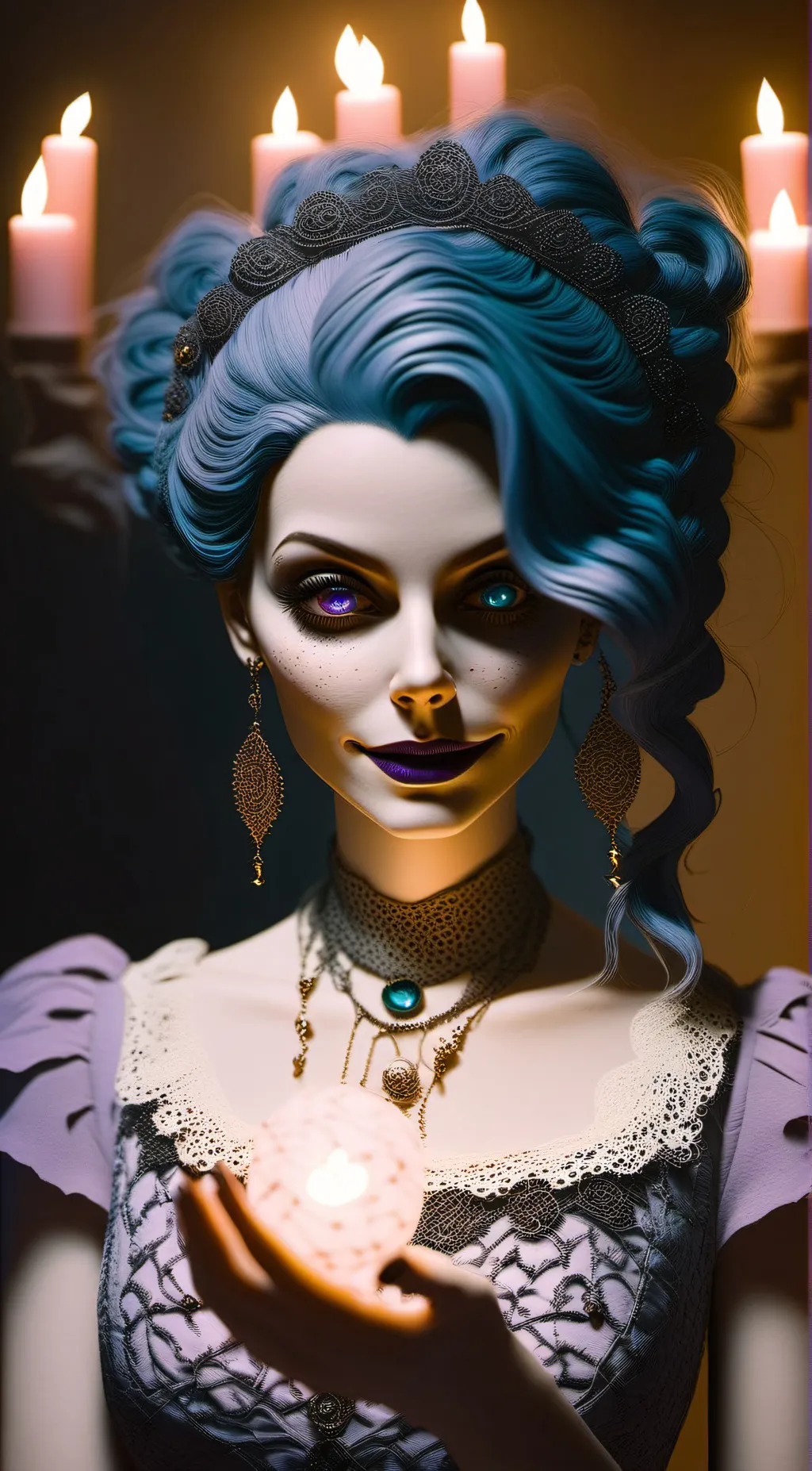 ai character: The Dreamweaveress background