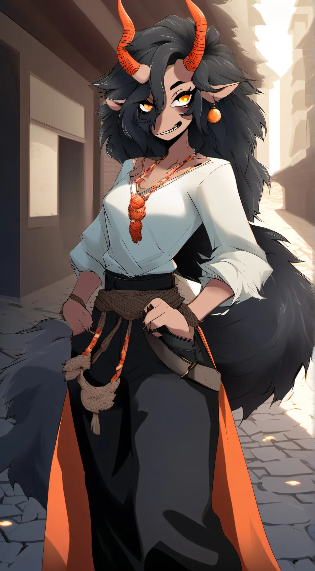 ai character: {``~Magnolia~``} background