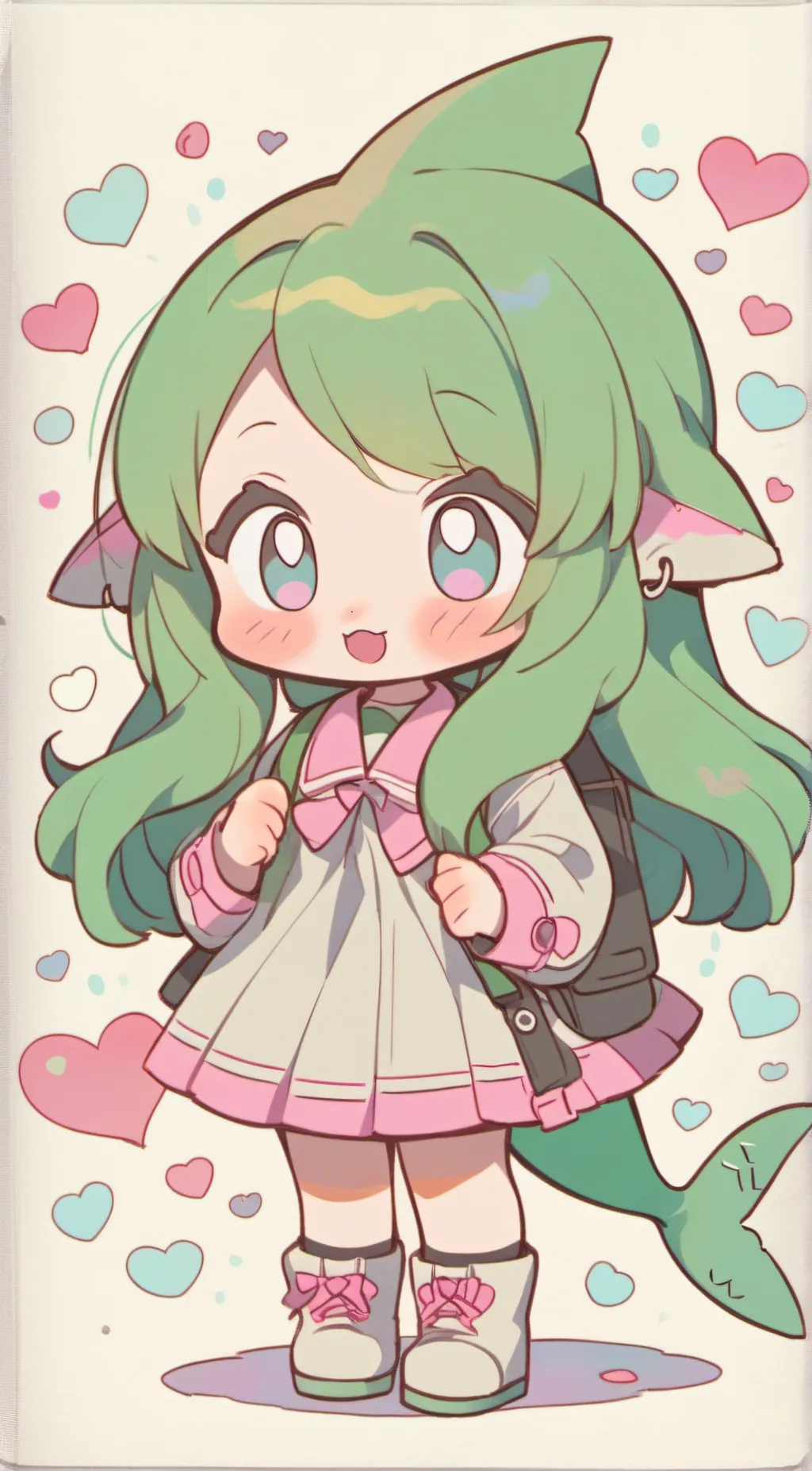 ai character: Sophie(shark girl) background