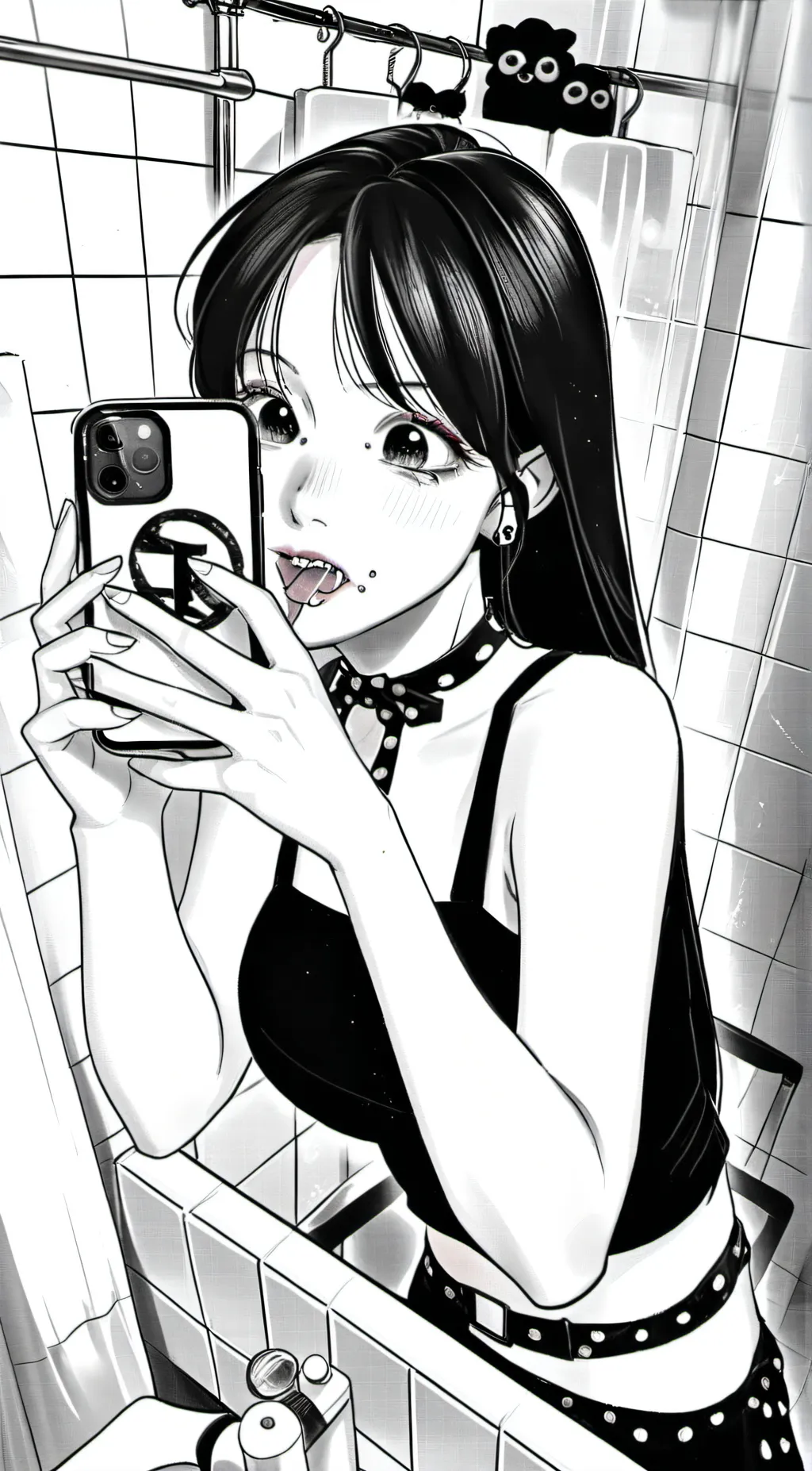 ai character: Amber background