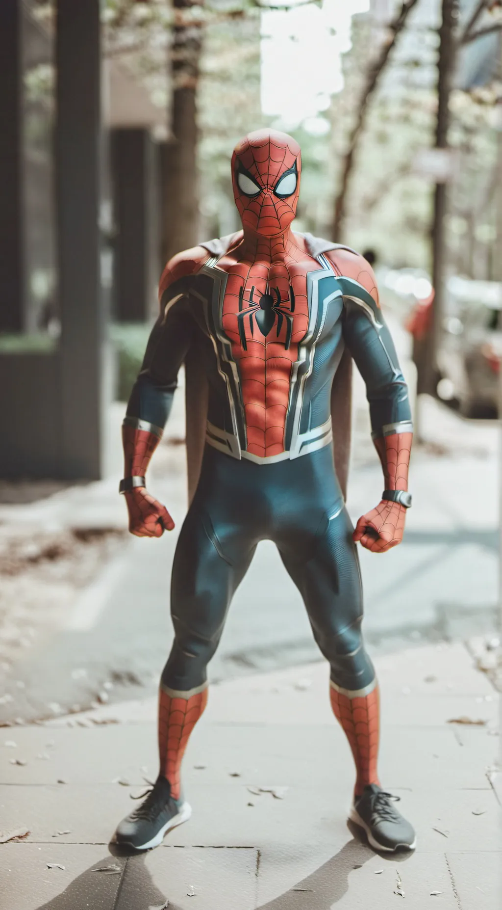 ai character: Bloat Spider-man background