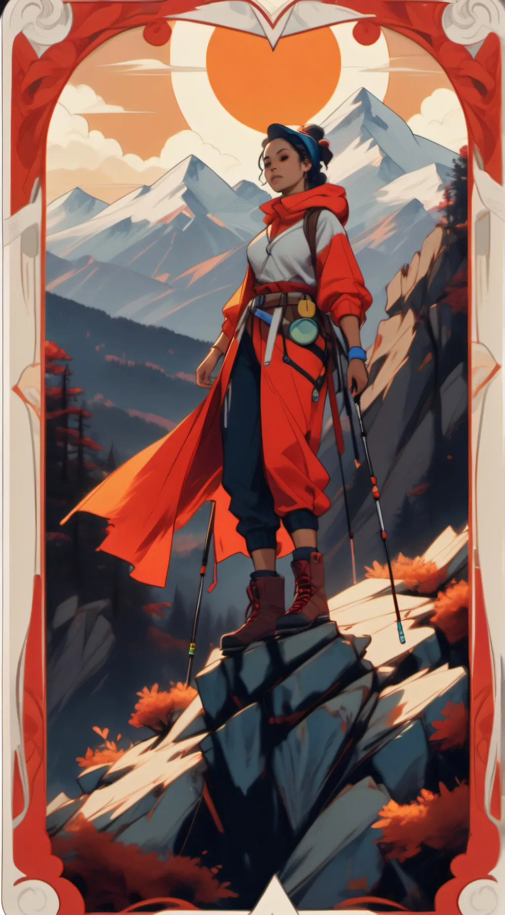 ai character: Sadie  background