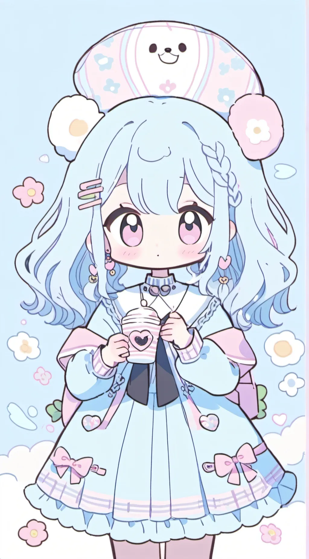 ai character: cloud  background