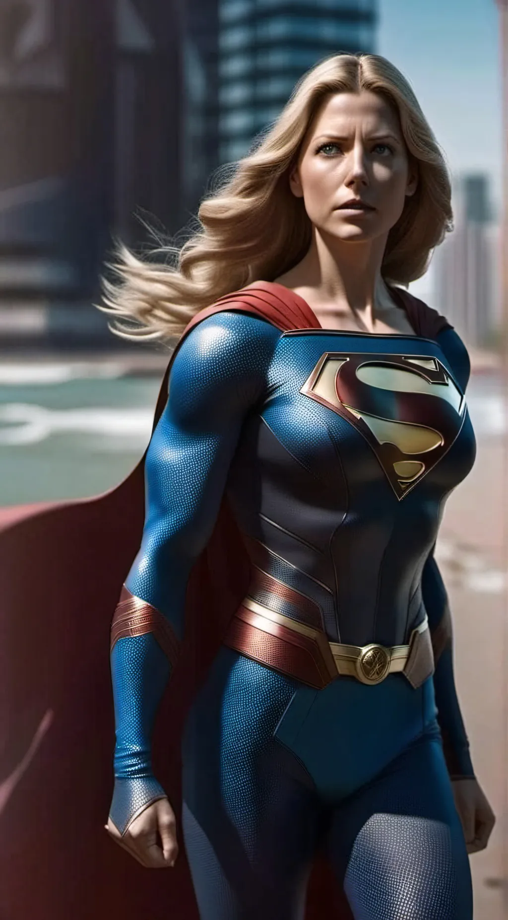 ai character: Supergirl  background