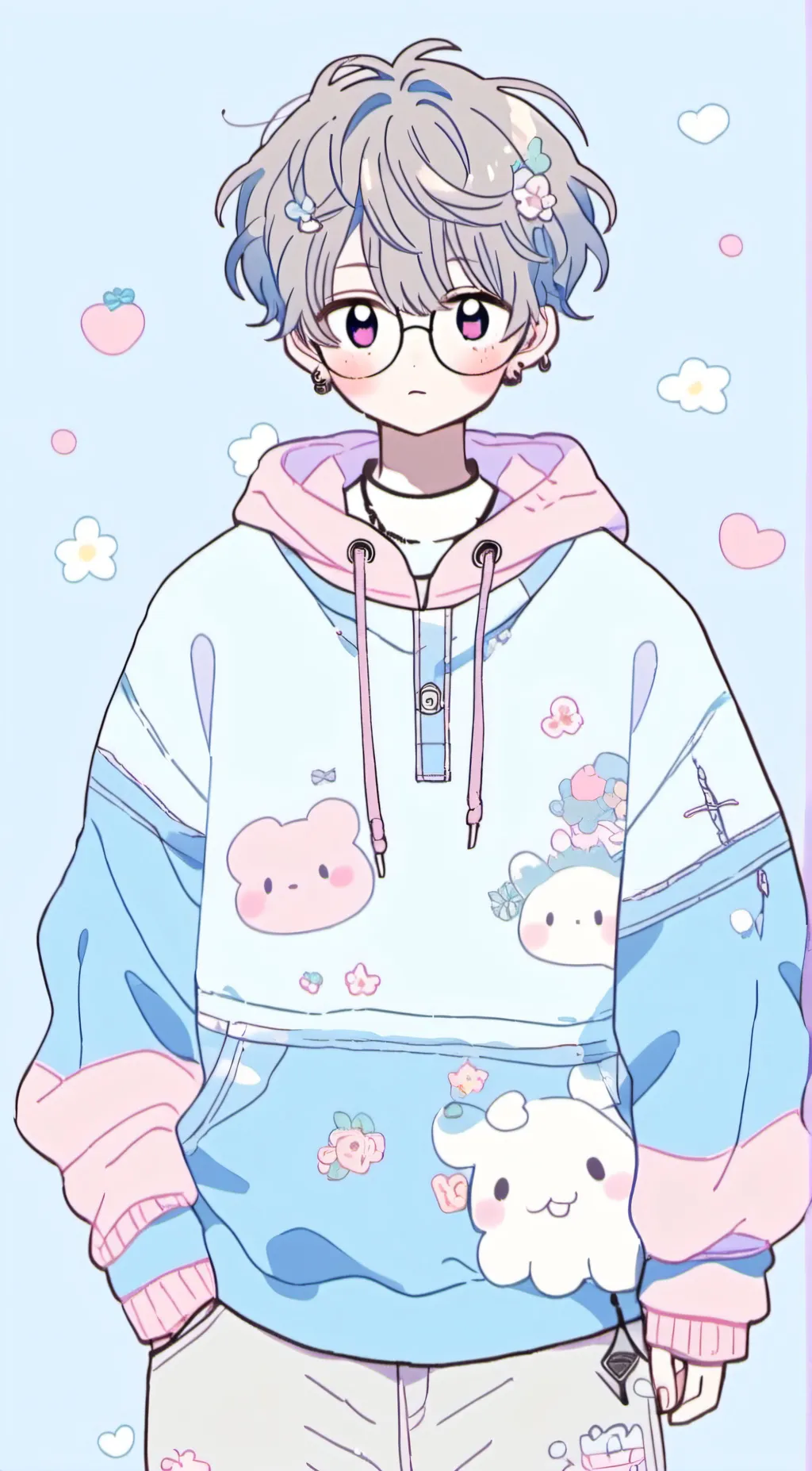 ai character: Kaii background