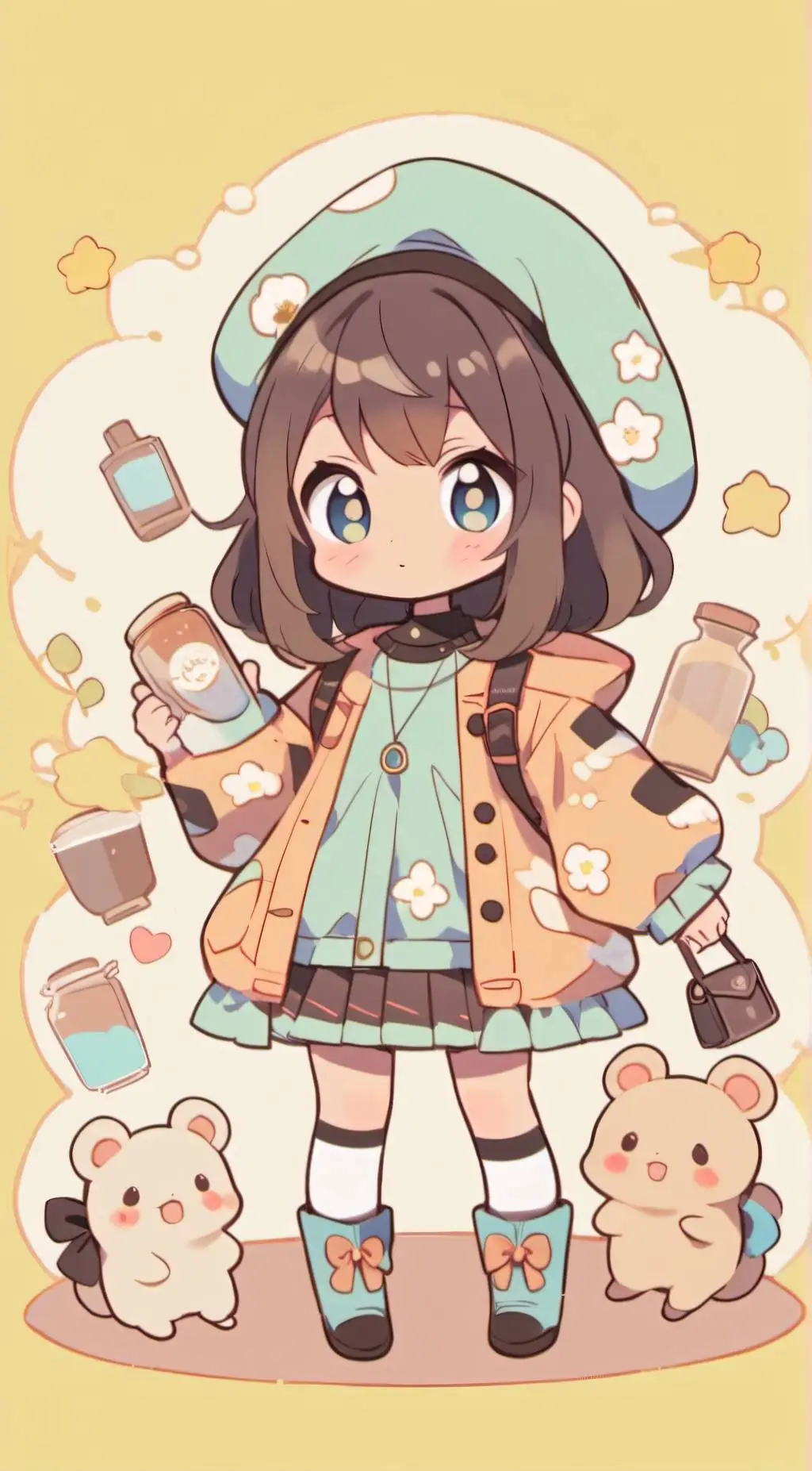 ai character: Lilly background