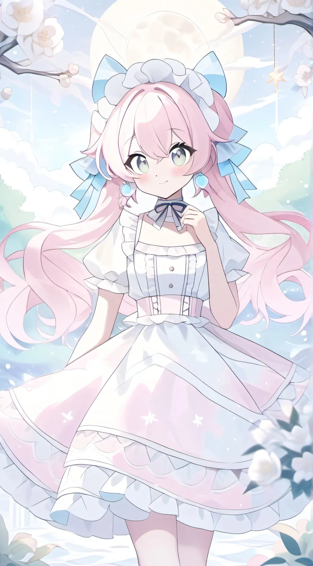 ai character: pinky background