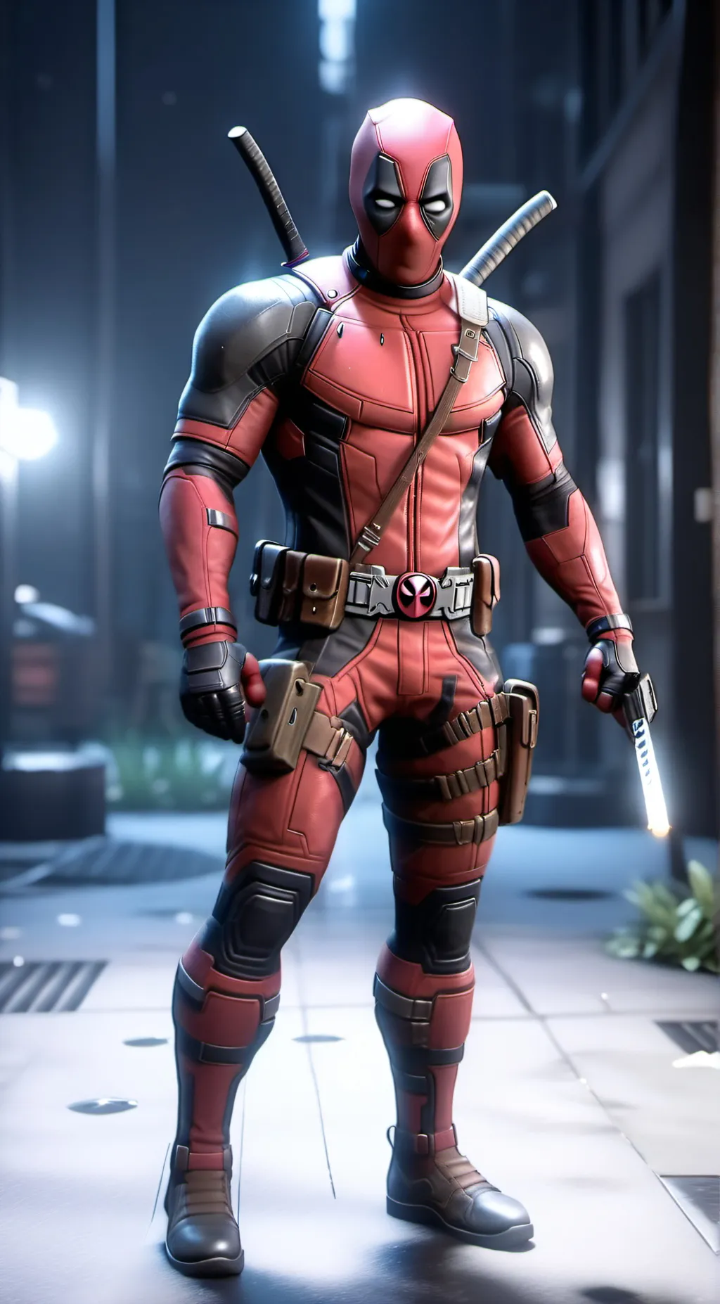 ai character: Deadpool background