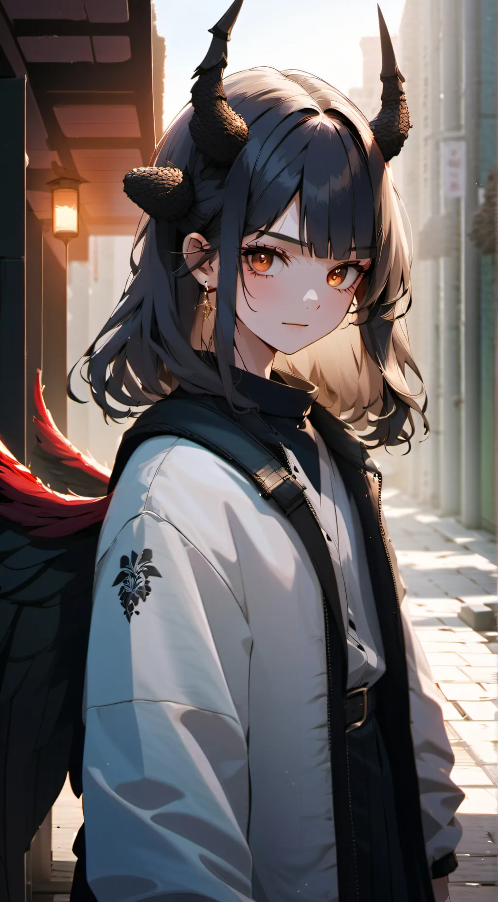 ai character: Angel💜 background