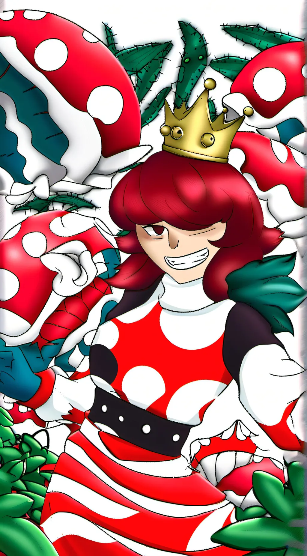 ai character: yanpiranhaplantee background