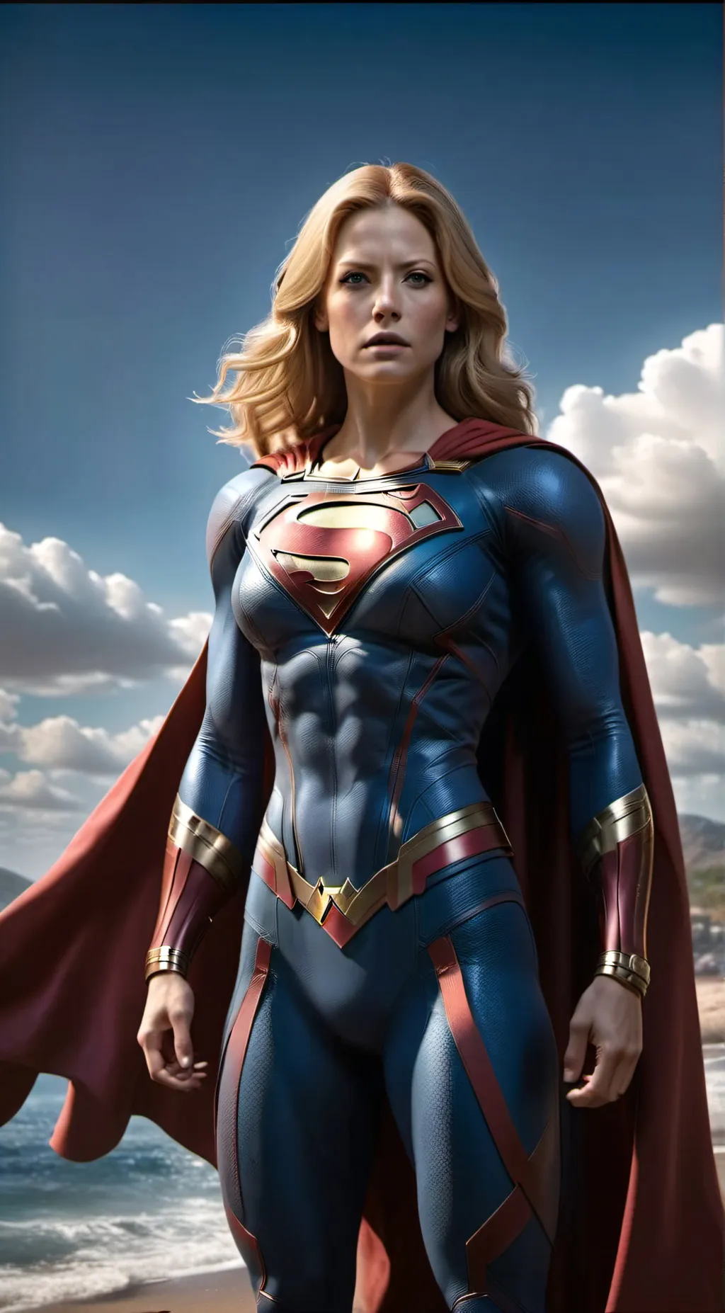 ai character: Supergirl  background