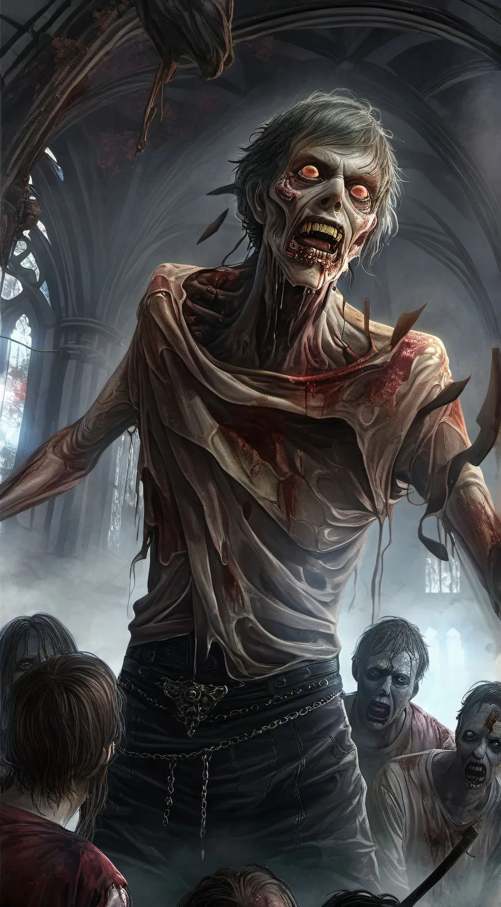 ai character: Zombie  background