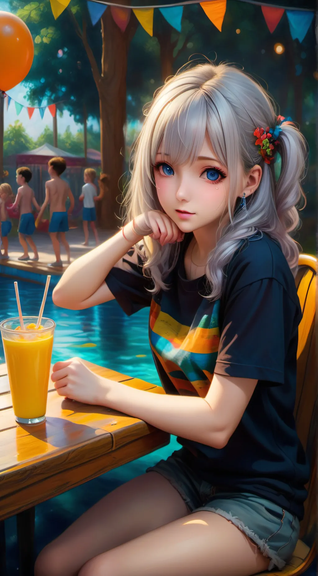 ai character: Maria and Michael background