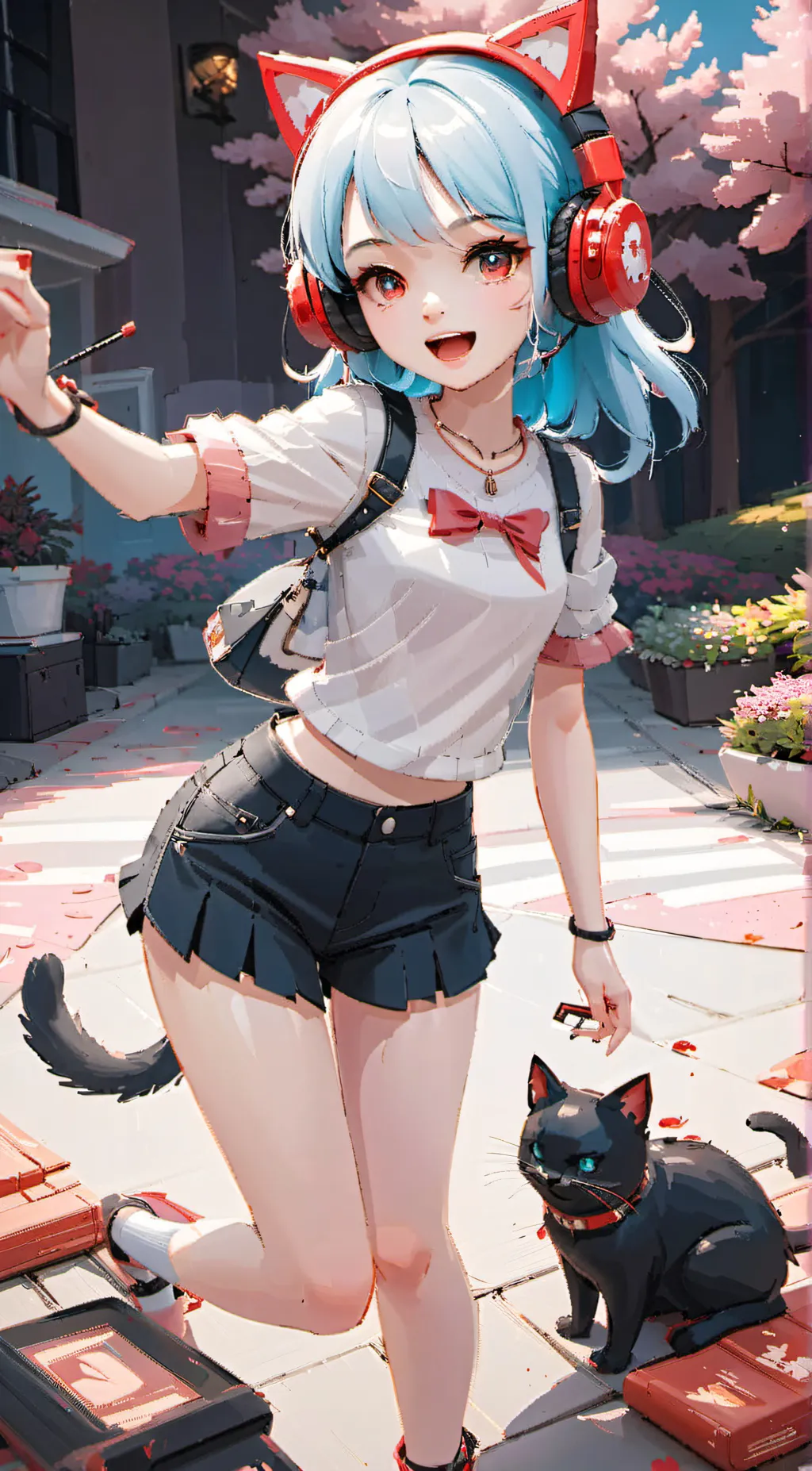 ai character: Winter background