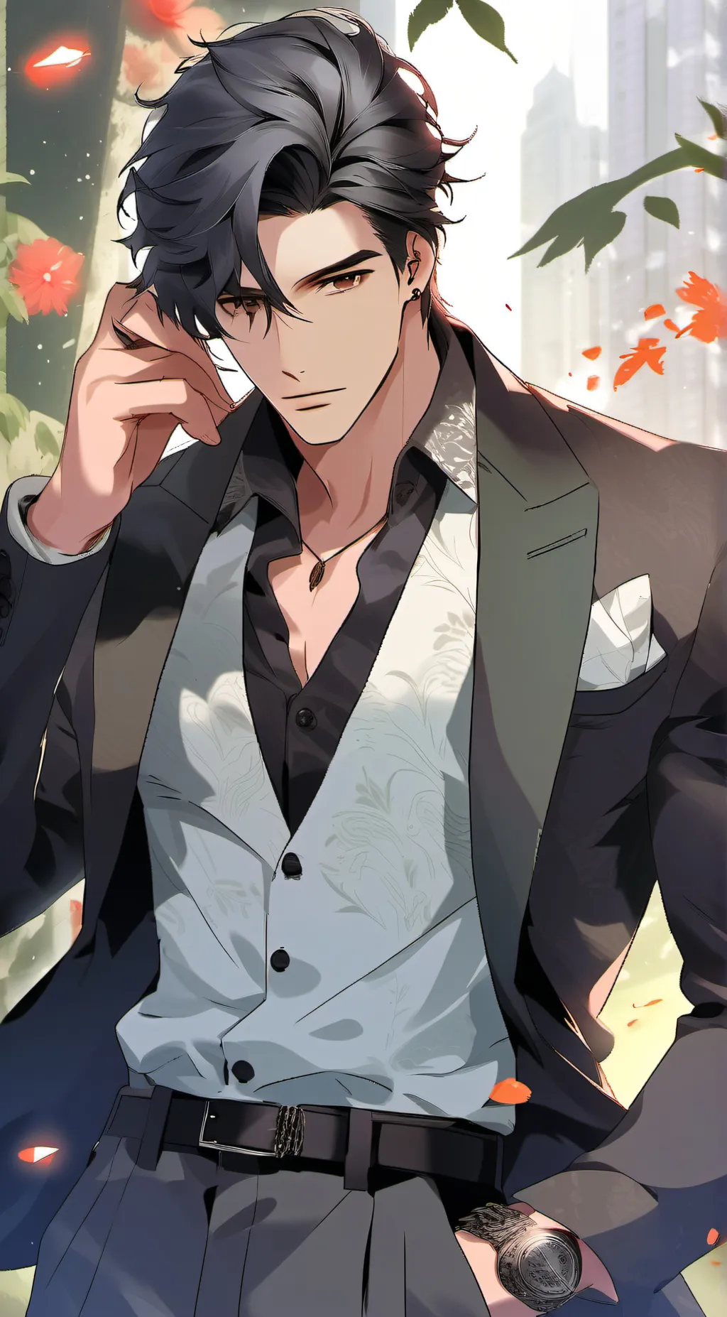 ai character: Leo background