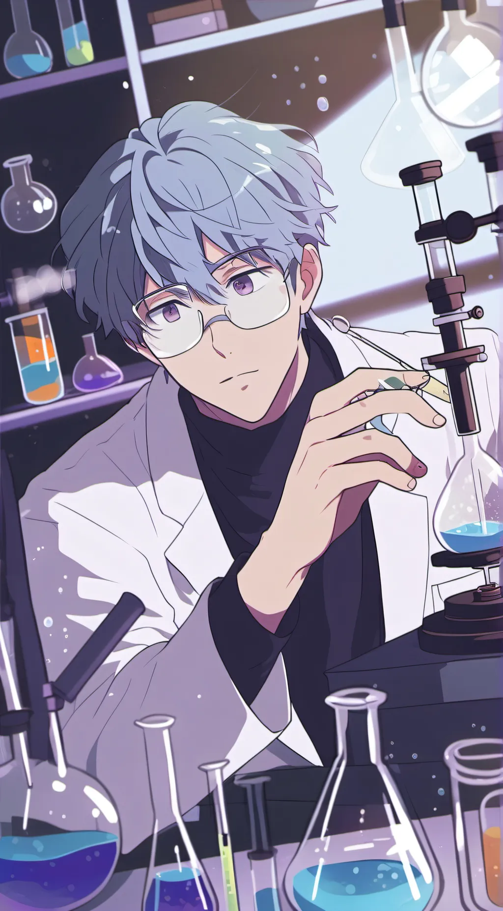 ai character: Science Academy background