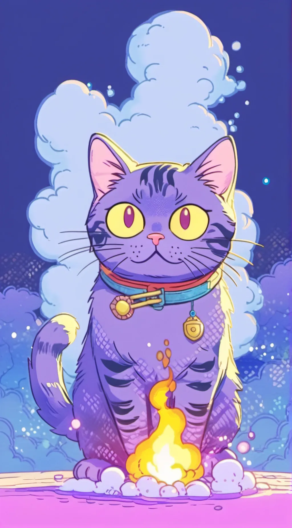 ai character: catnap  background