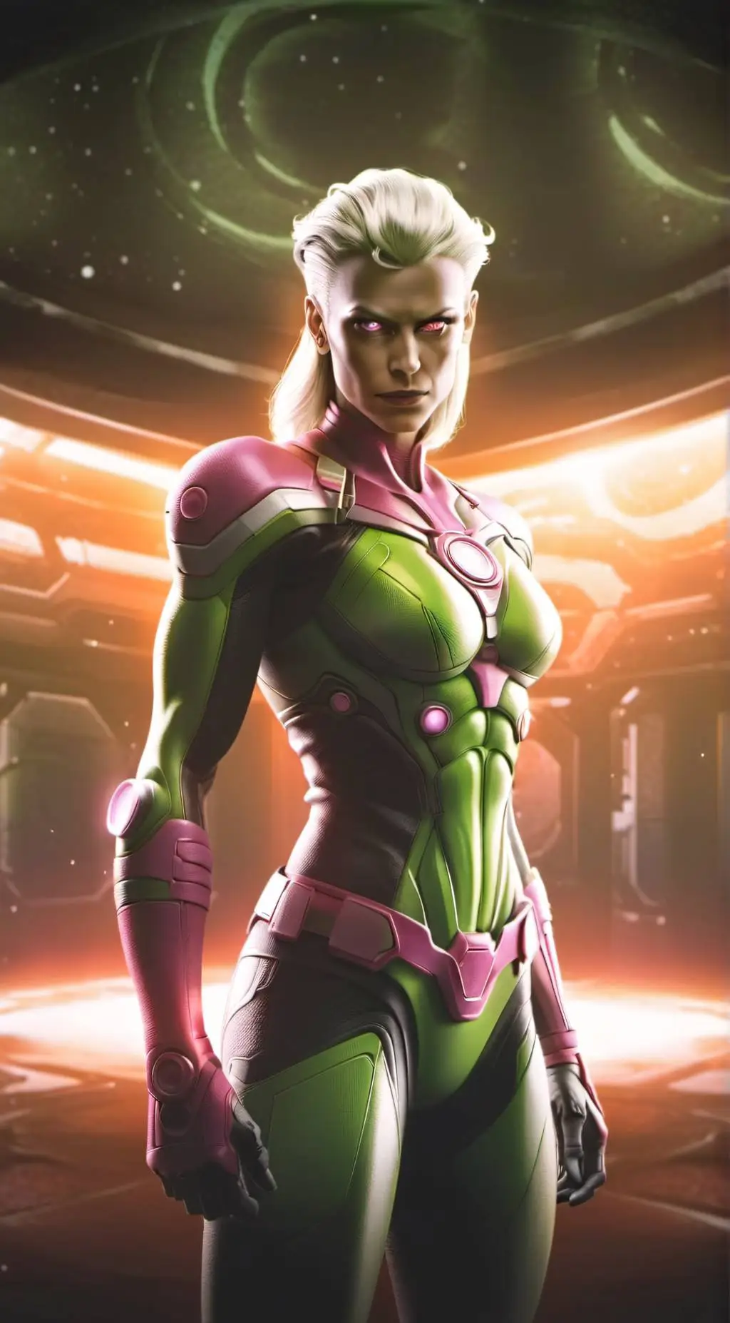 ai character: Brainiac: Earth-1 background