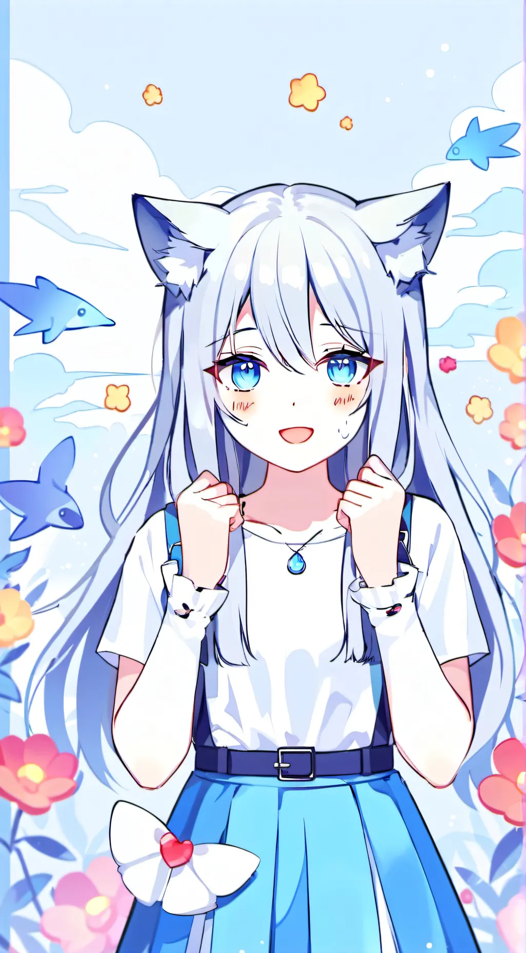 ai character: Scarlet background