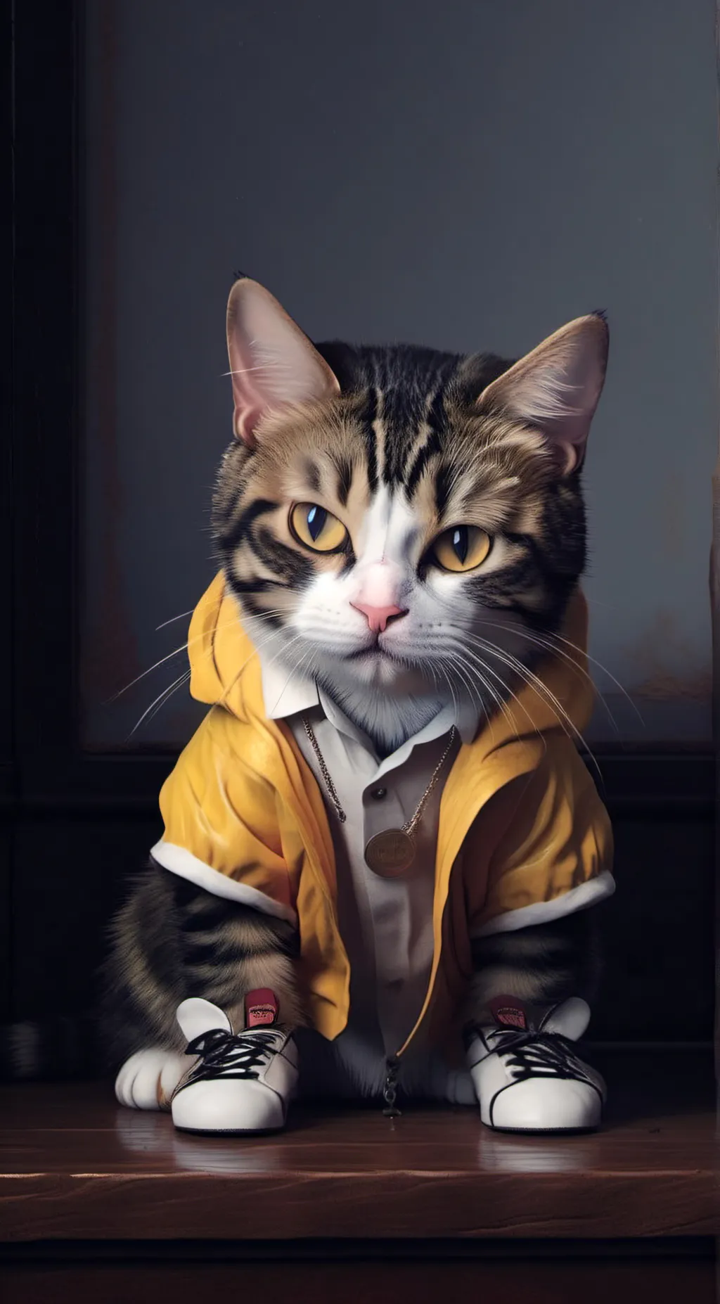 ai character: dripy kitty background