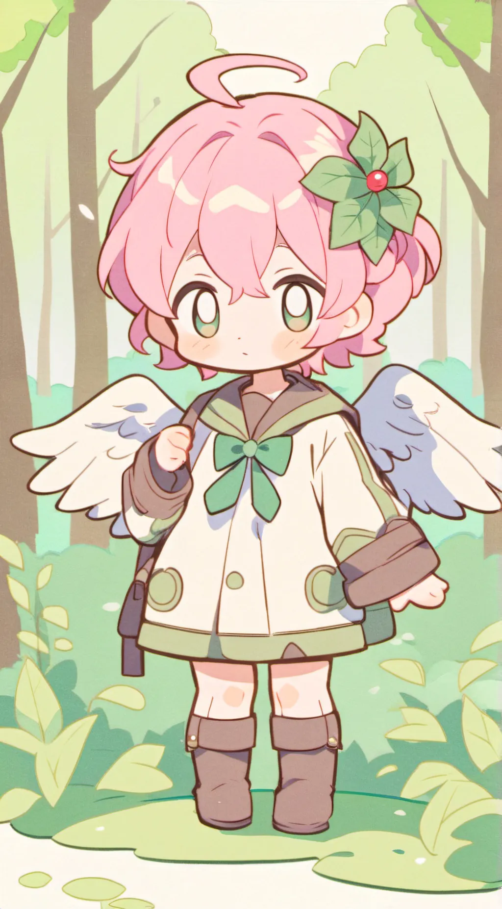 ai character: lovely background