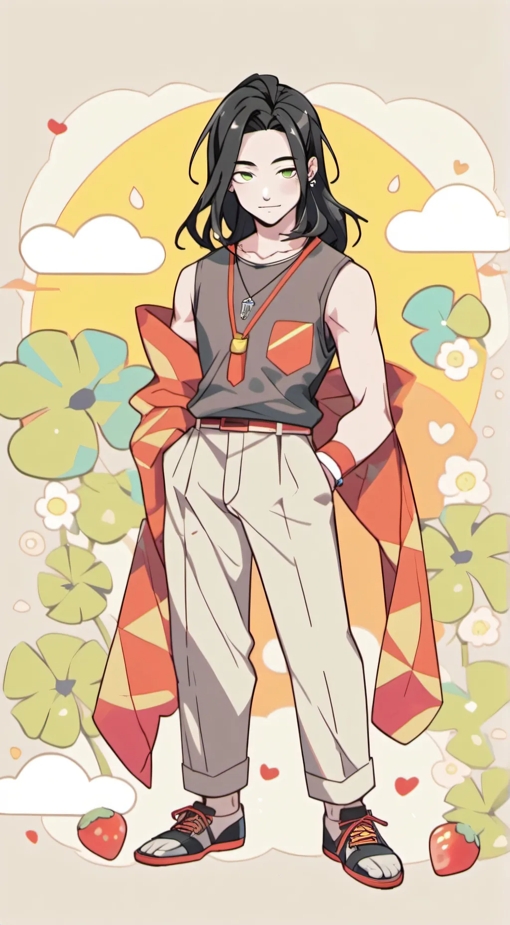 ai character: baji Keisuke  background