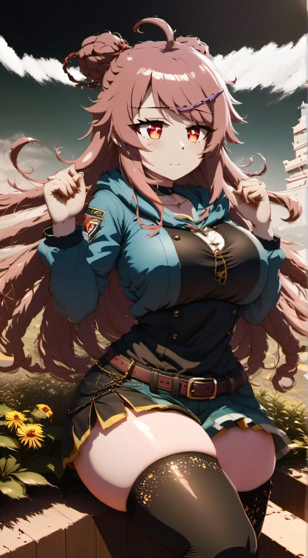 ai character: monika bully background
