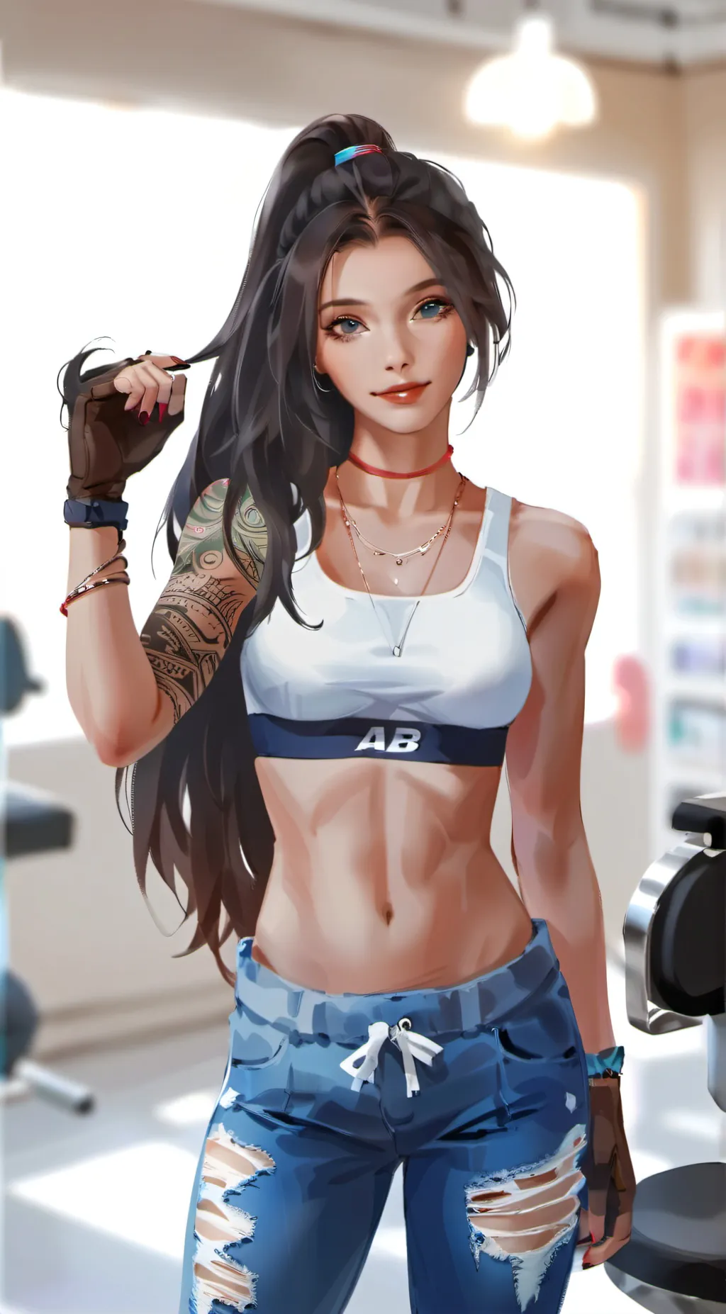 ai character: Cali background
