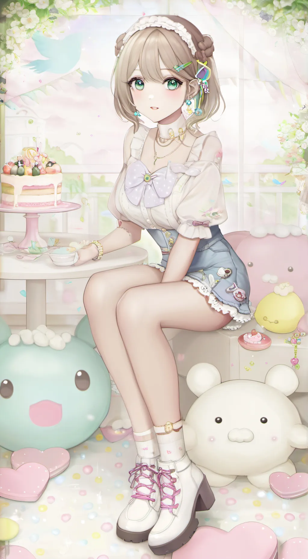 ai character: Aaliyah background