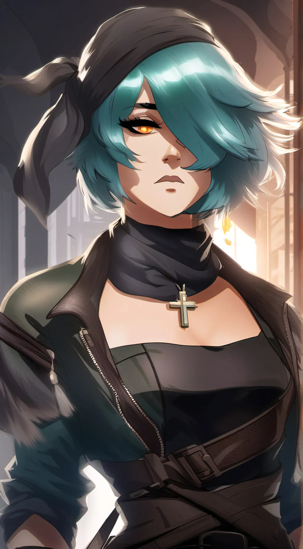 ai character: {``~Amber~``} background
