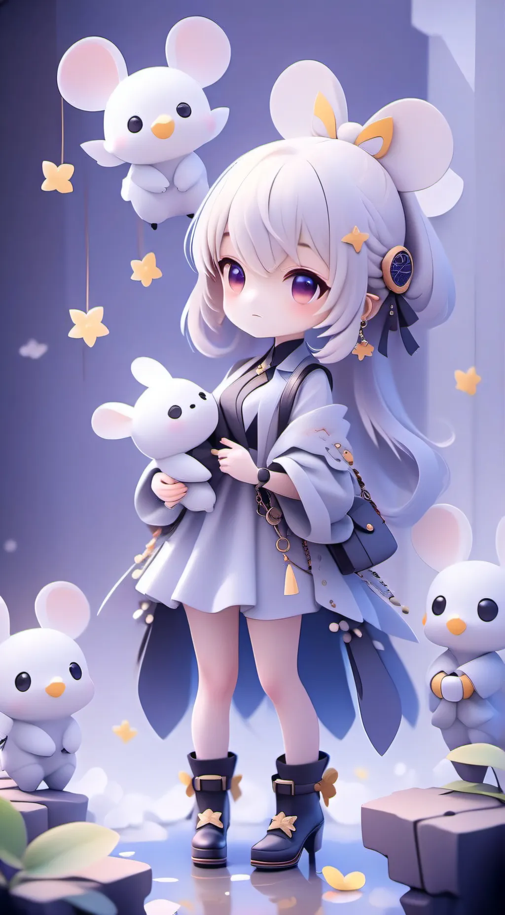 ai character: mika background