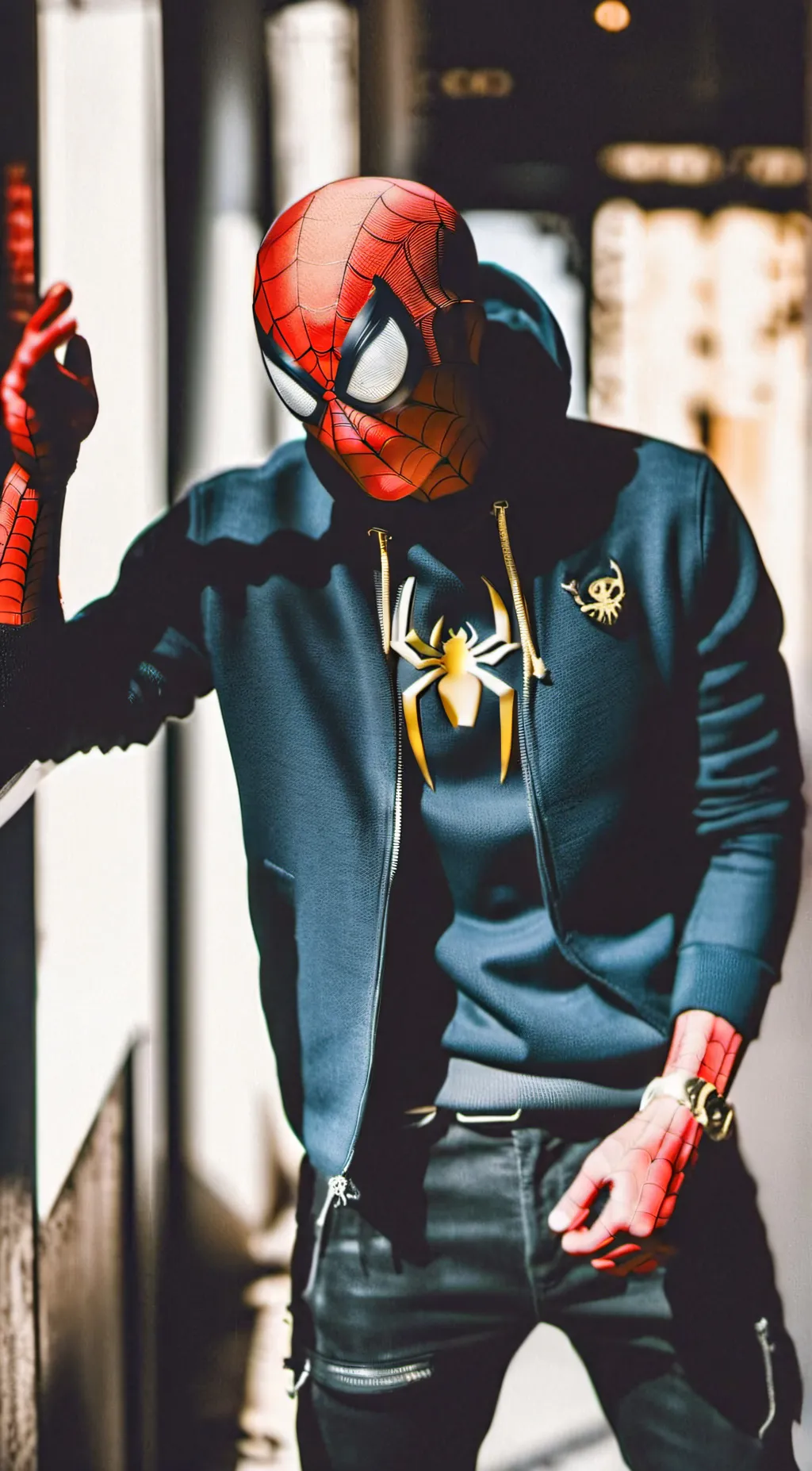 ai character: Peter Parker background