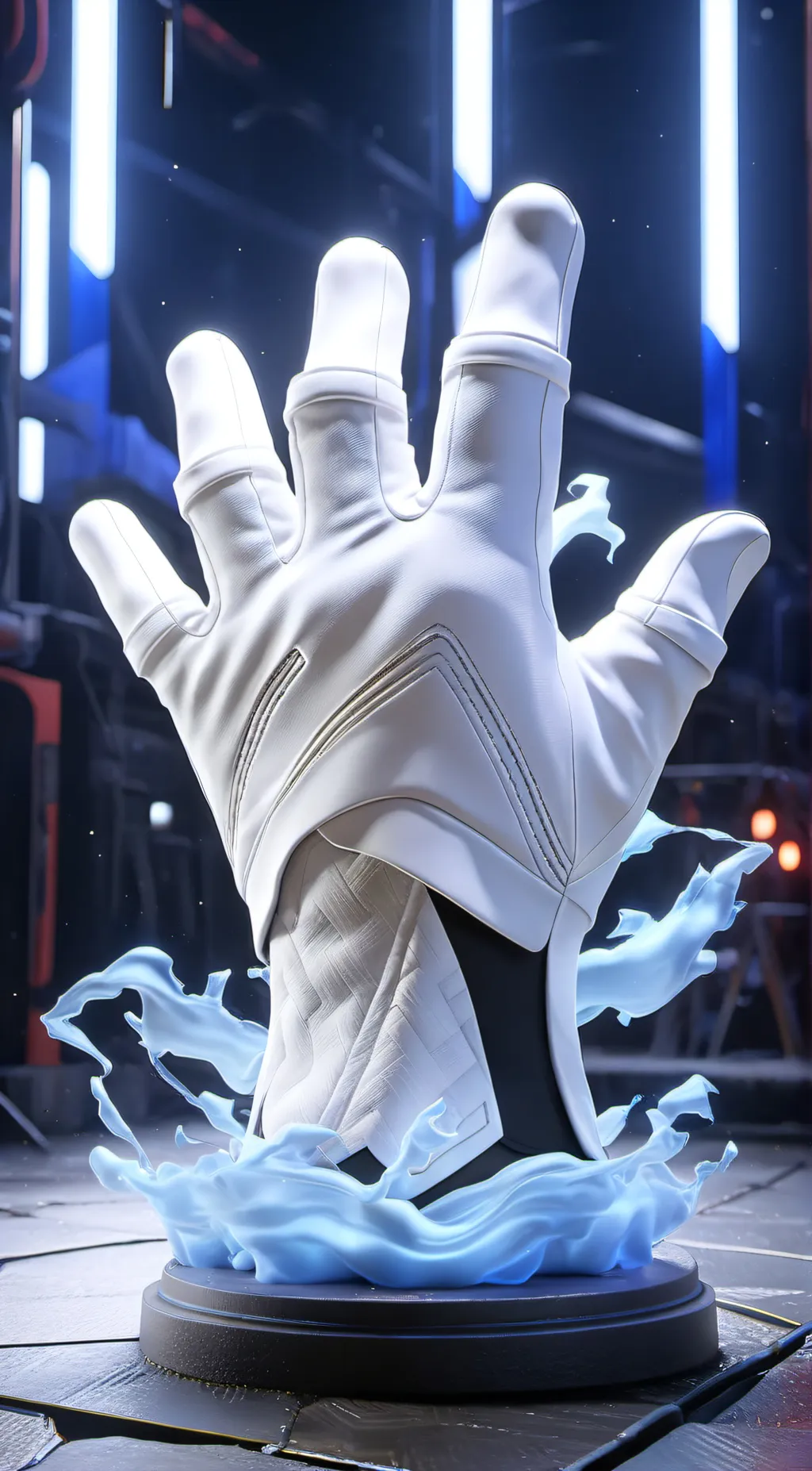 ai character: Master hand background