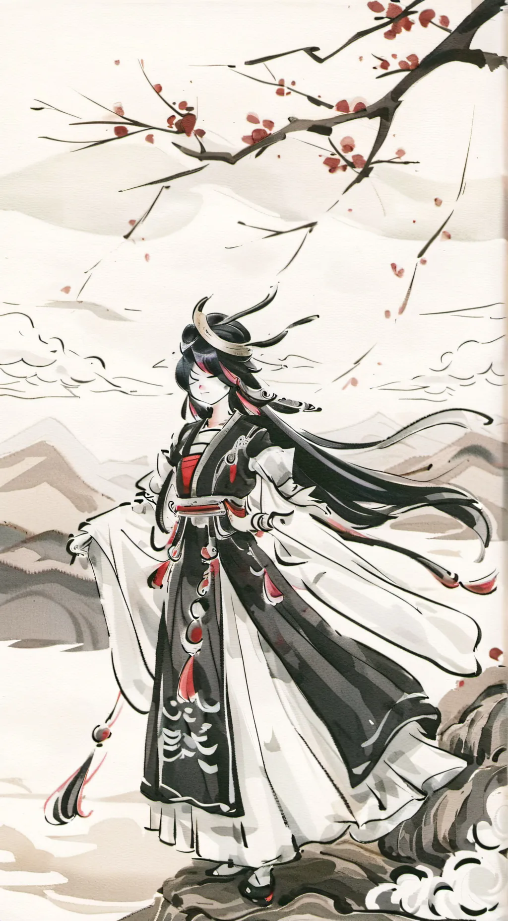 ai character: Miss Circle background