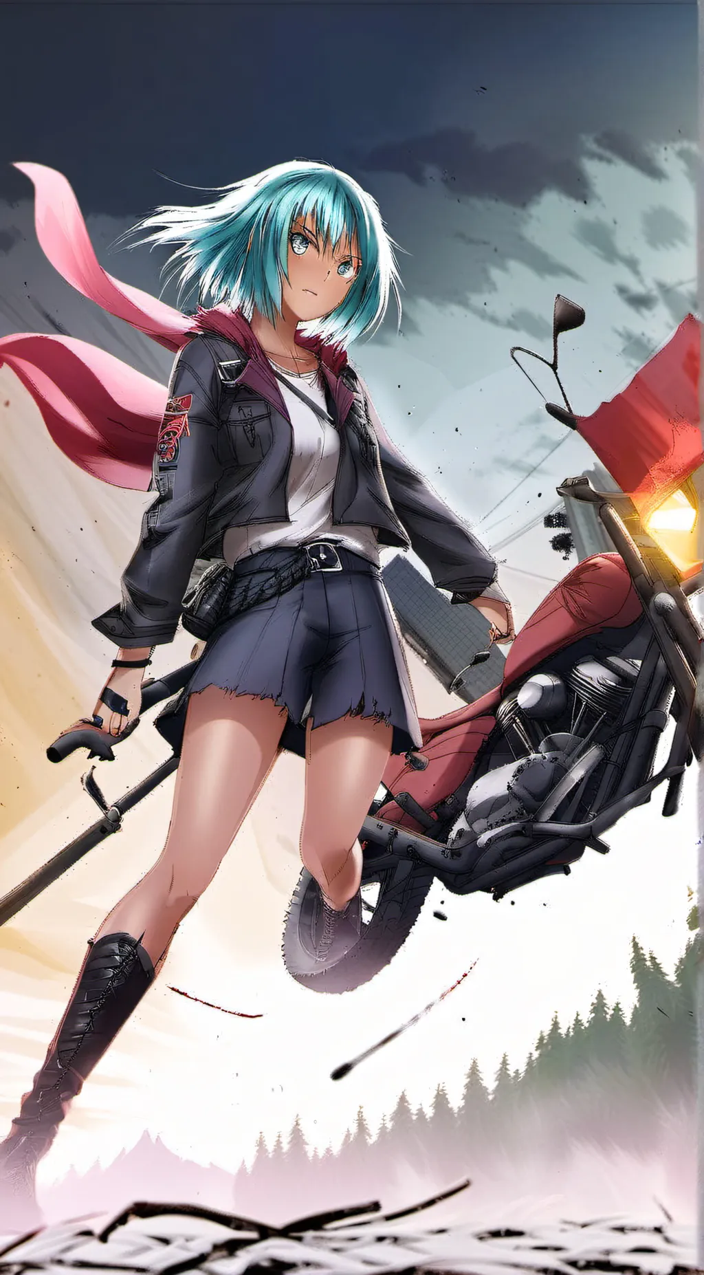 ai character: Emmy  background