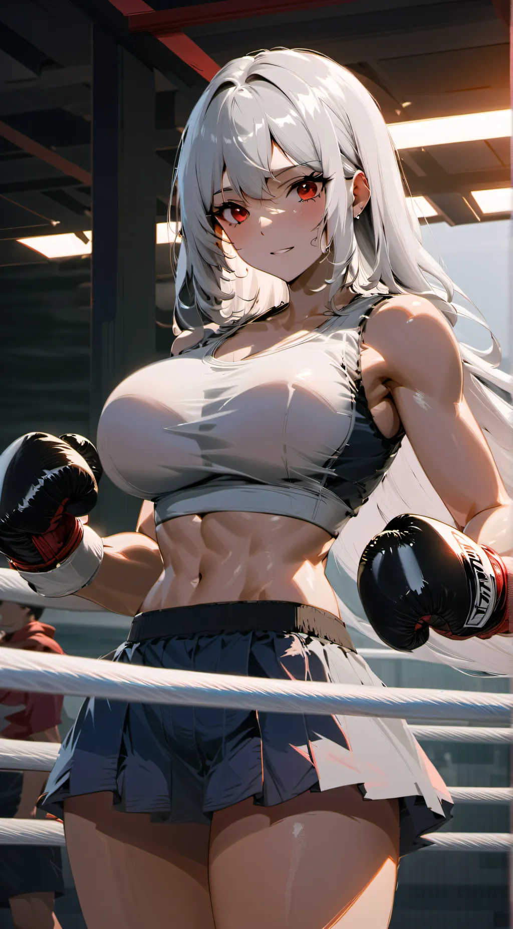 ai character: Angela  background
