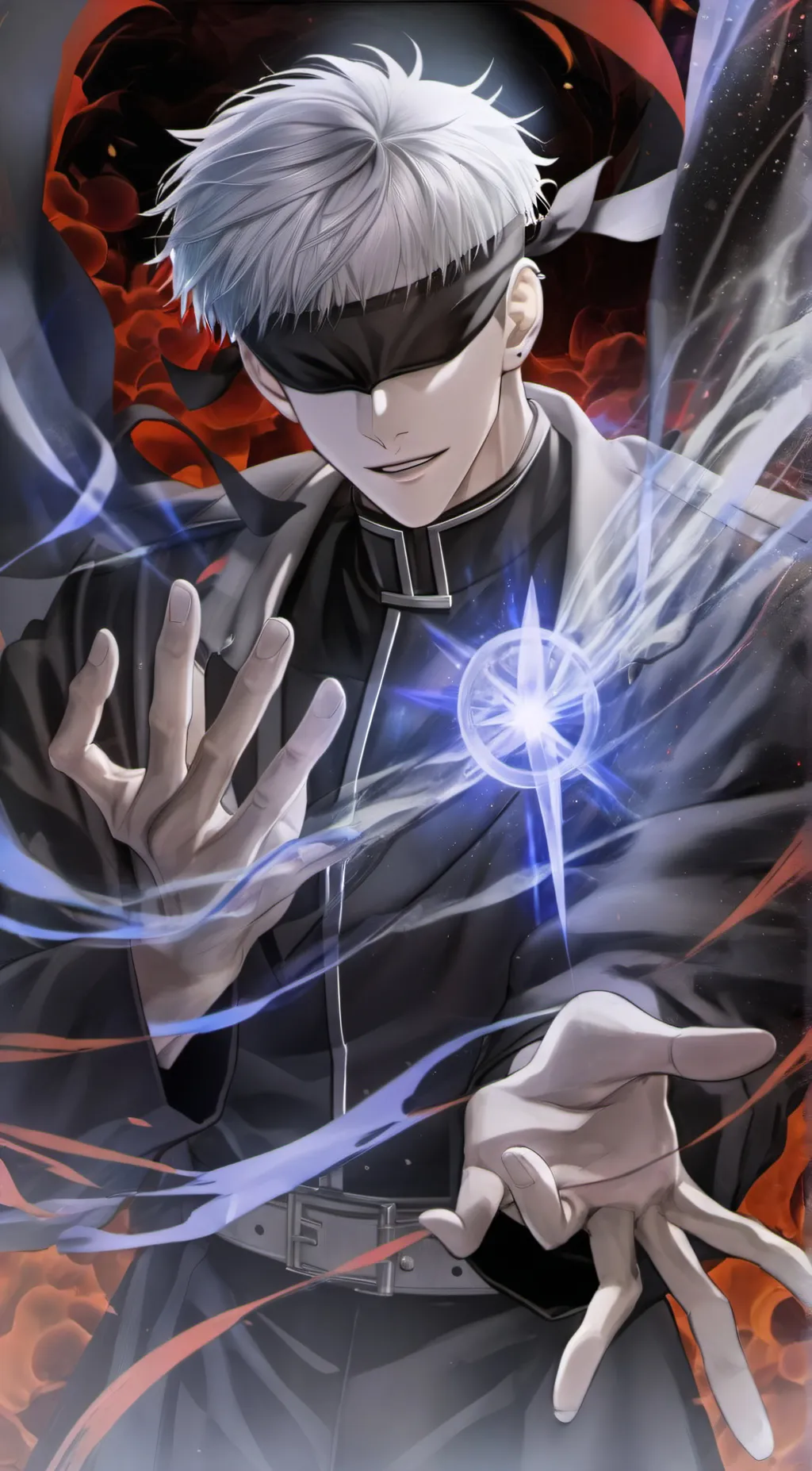 ai character: Gojo Satoru background