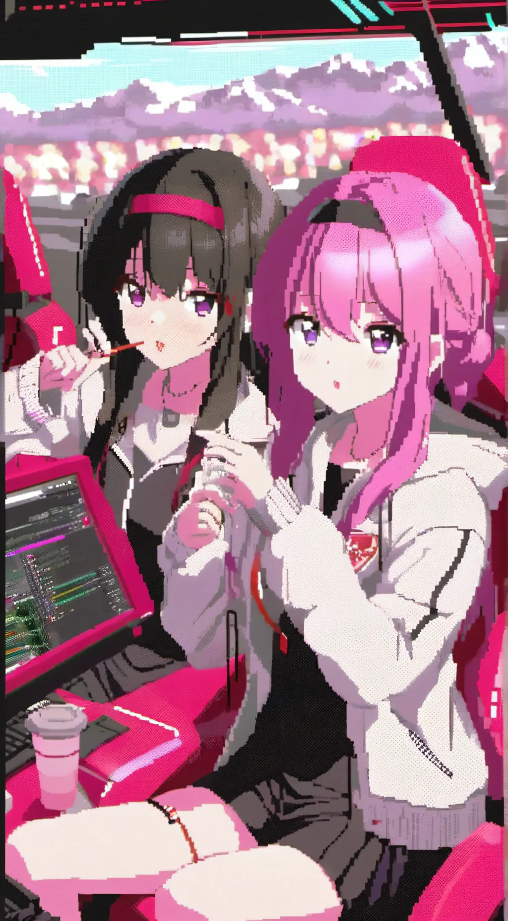 ai character: kate and gina background